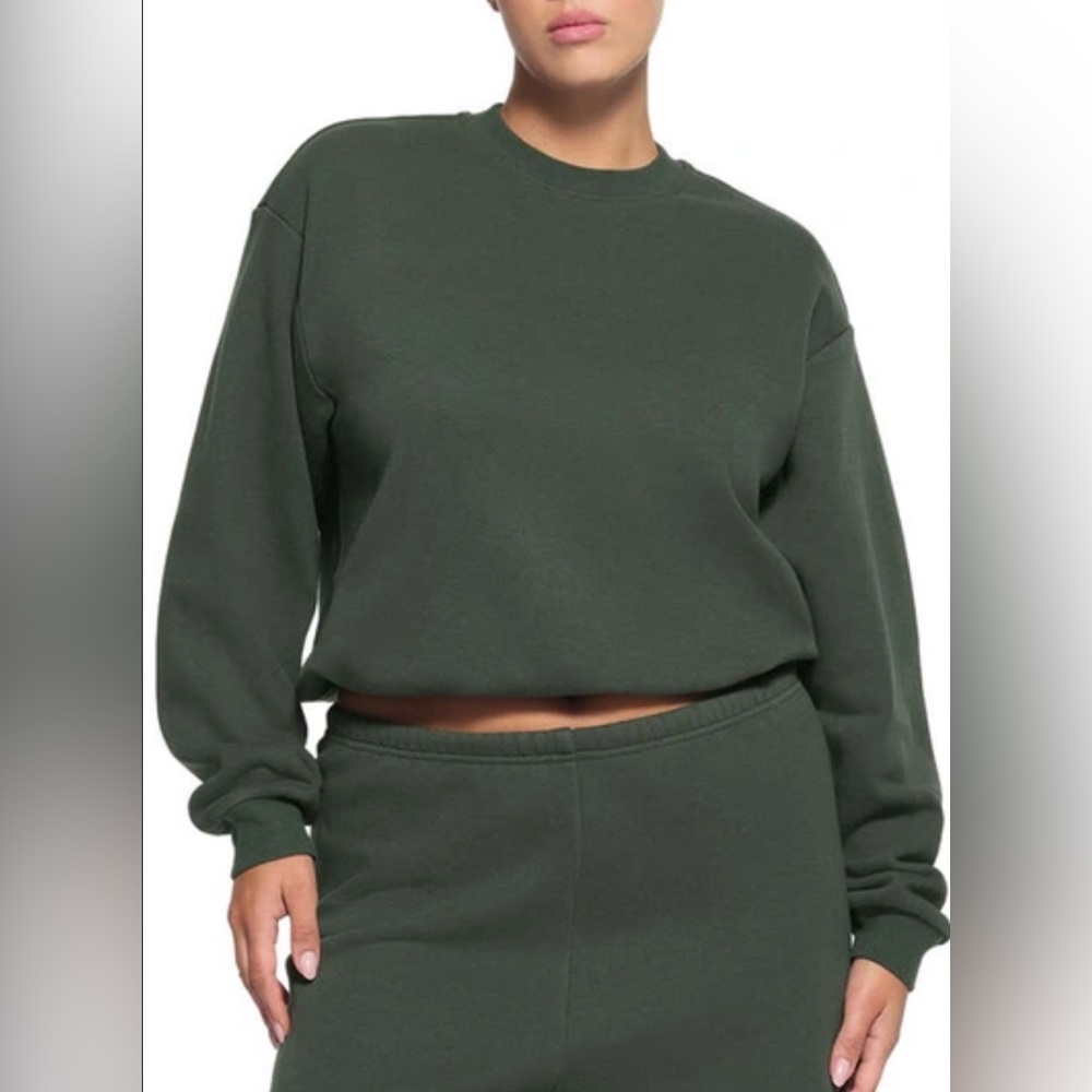 SKIMS - COTTON FLEECE CLASSIC CREWNECK
